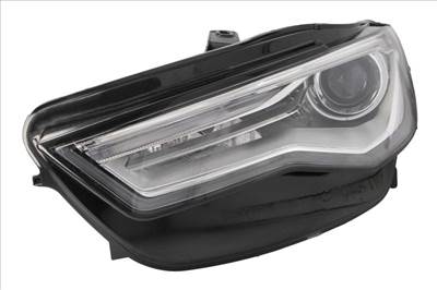 Audi A6 C7 2014.10.01-2018.05.31utángyártott új bal első fényszóró H7/D5S XENON/LED (motorral) DEPO 4g0941043f