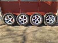  5x112 lyukosztású 16" újszerű alufelni, rajta 215/65 újszerű nyári gumi