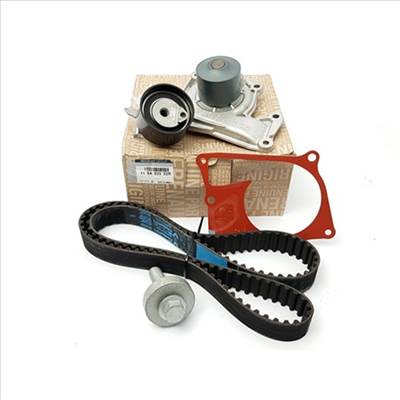 Renault Twingo II 1.5dci gyári új vezérműszíj készlet vízpumpával, vezérlés szett 123 fogas vezérműszíjjal 2007-2014-ig