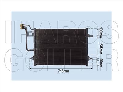 Skoda Superb 2001-2006 - Légkondihűtő (összes modell)