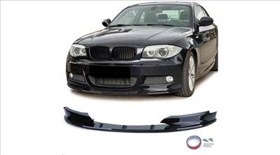 BMW E82 E88 M-packet 2011-2013 Performance stílusú műanyag lakkozott fekete koptató lippe