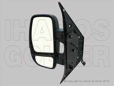 Opel Movano B 2010-2021 - Külső tükör bal, kézi állításu, domb., vill.