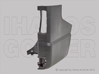 Fiat Talento 2016-2021 - Hátsó lökhárító sarok jobb fekete