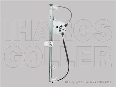 Opel Combo D 2011-2018 - Ablakemelő motor nélkül, bal első