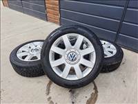 16" 5x112 VW gyári alufelni szett téligumikkal!