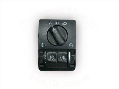 Opel Zafira A 1998-2005 - kapcsoló, világítás, ködlámpához, gyári vonóhoroghoz, kivéve xenon, jelölés: NL