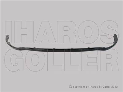 Renault Fluence 2013- - Első lökhárító alatti spoiler fekete