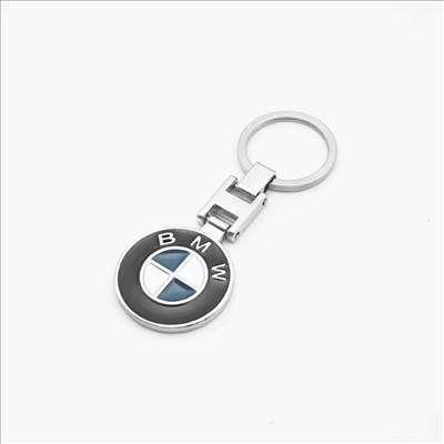 BMW-s fém kulcstartó kerek