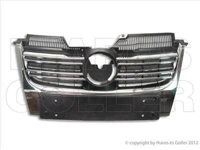 VW Jetta 2005-2010 - HUT króm-fekete króm díszléccel kpl.