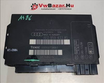 Komfortelekronika  Audi A4 B6  8e0959433as 8E0959433AS-.