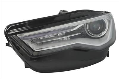 Audi A6 C7 2014.10.01-2018.05.31 utángyártott új bal első fényszóró H7/D5S XENON/LED (motorral) TYC 4g0941043n