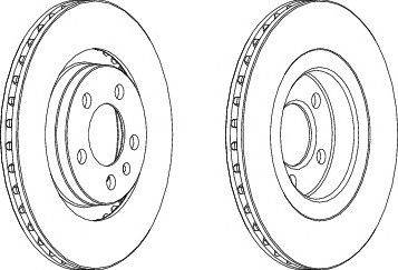 FERODO DDF928 - féktárcsa AUDI FORD SEAT SKODA VW