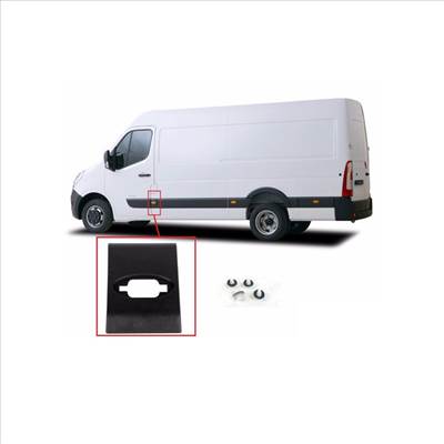 Renault Master III új utángyártott oldaldíszléc bal első ajtó mögött 2010-től