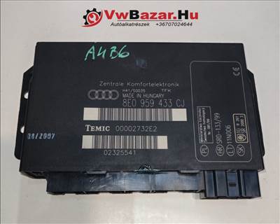Komfortelekronika  Audi A4 B6 8e0959433cj 8E0959433CJ-.