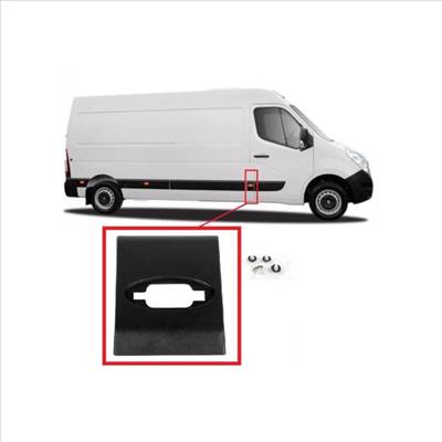 Renault Master III új utángyártott oldaldíszléc jobb első ajtó mögött 2010-től