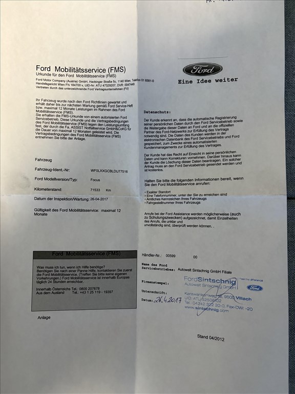 Eladó Ford Focus Turnier 1.6 TDCi (1560 cm³, 95 PS) 18. kép