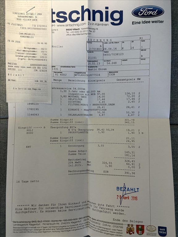 Eladó Ford Focus Turnier 1.6 TDCi (1560 cm³, 95 PS) 19. kép