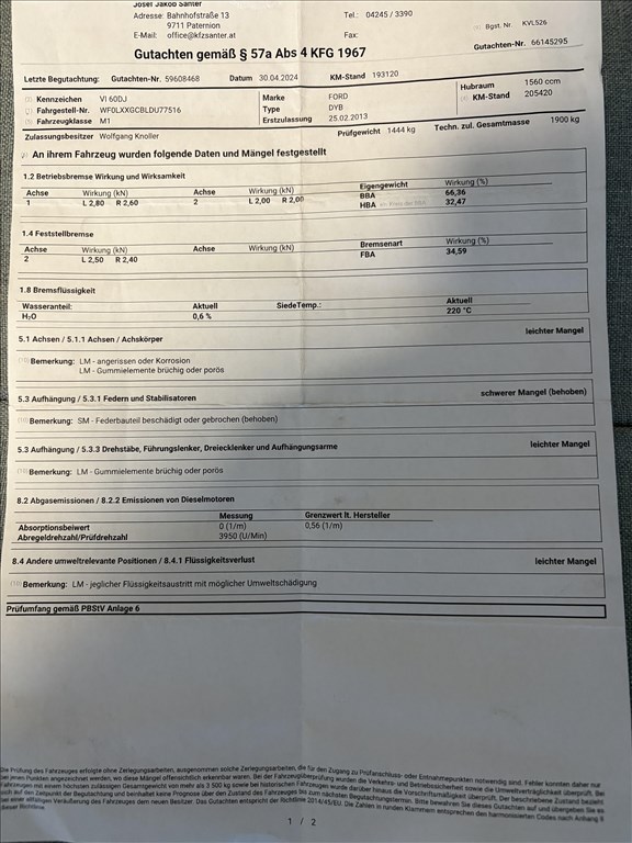 Eladó Ford Focus Turnier 1.6 TDCi (1560 cm³, 95 PS) 20. kép