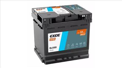 Exide EFB Start-Stop EL550 12V Akkumulátor 55Ah 540A Indítóáram Jobb+