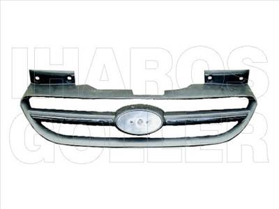 Hyundai Getz 2005-2009 - Hűtődíszrács külső, krómléccel
