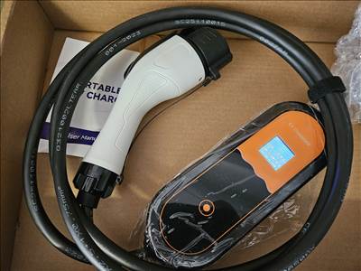 Eladó új 3,5m EVSE EV töltő Type 1 1 fázis (3,6kw) 8-16A EU dugó elektromos járműhöz  