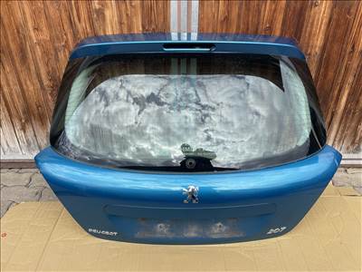 Peugeot 207 2006-2012-ig gyári bontott kék metál csomagtér ajtó