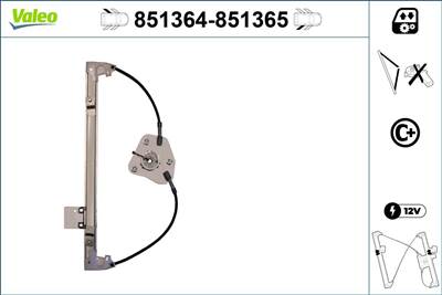 ablakemelő VALEO 851364 for MAZDA