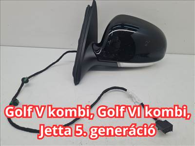 Golf VI kombi, Golf V kombi, Jetta V bal visszapillantó tükör LC9X (32359)