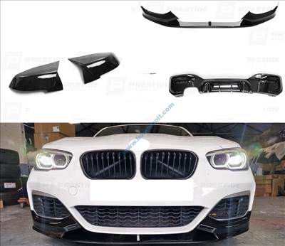 BMW F20 LCI M performance lökhárító toldat + diffuzor + tükör burkolat
