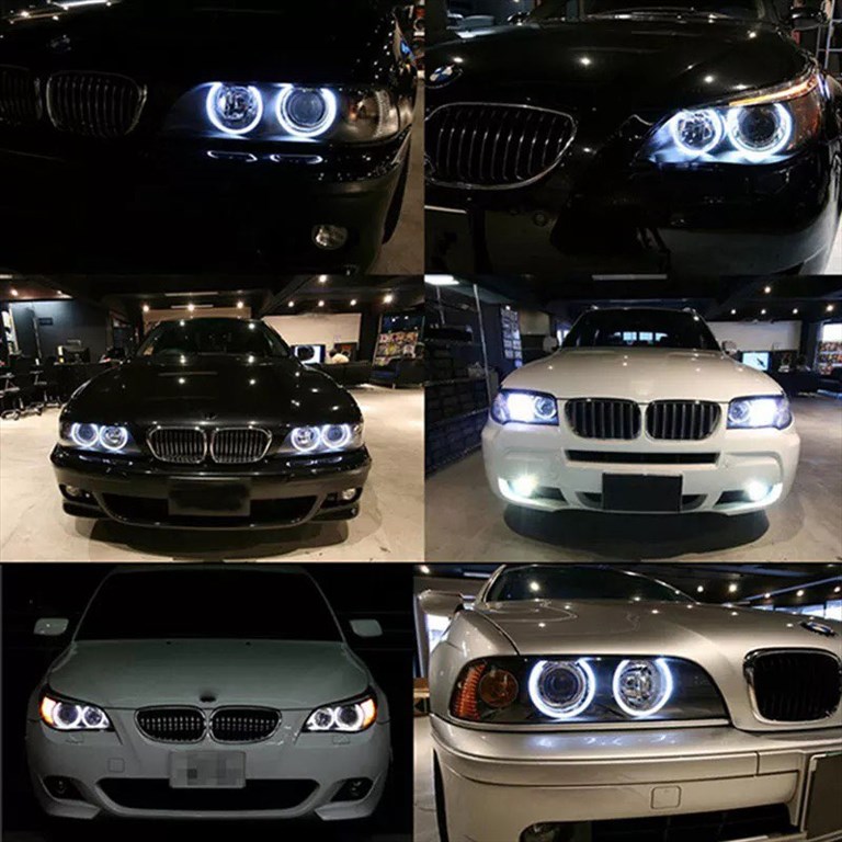 BMW Angel Eyes LED izzó 2*45W, 9led/izzó , E39 E53 E60 E61 E63 E64 E65 E66 E81 E82 E83 E87 5. kép