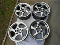  Porsche 911 Turbo 2 tipusú kétszéles 18 colos alufelni garnitúra eladó! 996 993 964