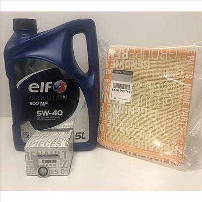 Renault Laguna II 1.9dci gyári új olajcsere csomag ELF Evolution 900 NF 5W40 5L 2001-2007-ig