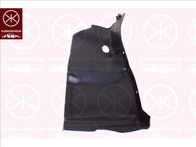 VW Bora 1998-2005 - Alsó motorvédő lemez bal rövid kivitel (ABS+PVC)