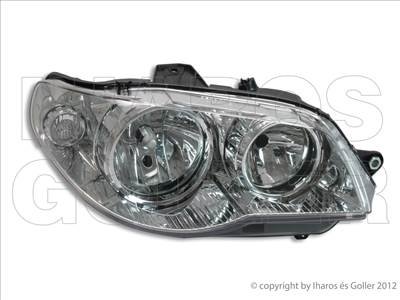 Fiat Strada 2005-2009 - Fényszóró 2H7 jobb, króm házas (motorral) DEPO