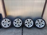  5x120 lyukosztású 17" használt (gyári felni) alufelni, rajta 225/45 használt Nexen nyári gumi gumi 