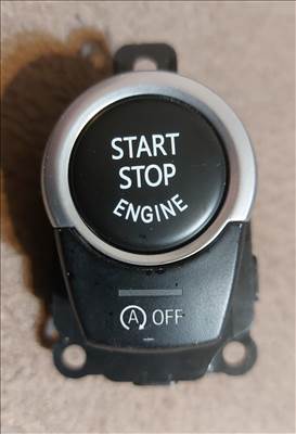 BMW 5-ös, F07, F10, F11, 6-os, F06, F12, F13, 7-es, F01lci start-stop gomb, indító gomb  9229564