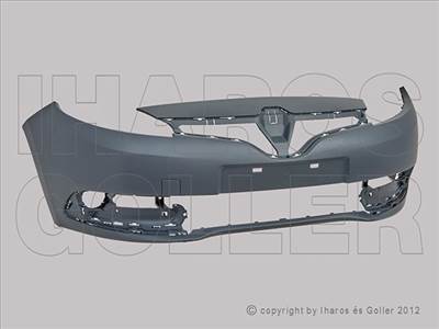 Renault Megane Scenic 2012-2016 - Első lökhárító alap., fsz. m. és szenz.jel.