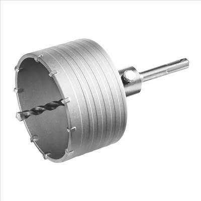 110mm-es koronafúró + sds plusz szár