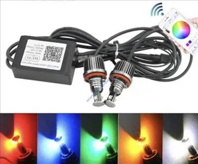 BMW H8 WiFi színváltós RGB Angel Eyes izzó 2*30W, E60, E61, E90, E91, E92, E93, E81, E82, E83, E87, E70, E71