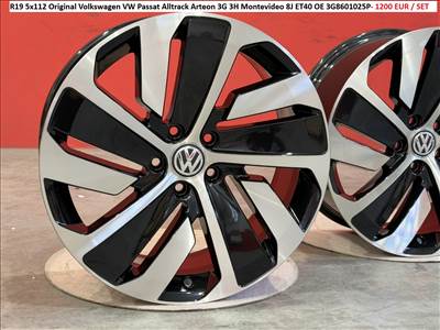 R19 5x112  Volkswagen VW Passat Alltrack Arteon Montevideo gyári alufelnik felnik 