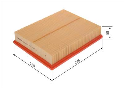 légszűrő BOSCH F 026 400 519 for SSANGYONG