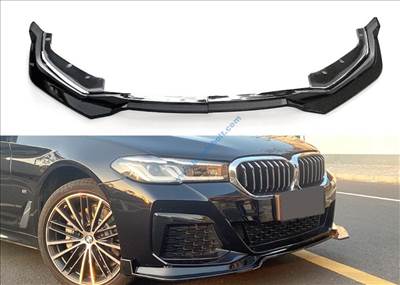 BMW G30 G31 G38 LCI lökhárító toldat, lippe, fényes fekete 2021-2024