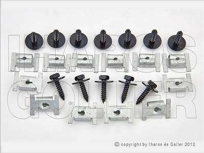 Opel Corsa C 2000-2006 - Alsó motorvédőhöz rögzítő szett 24 db-os