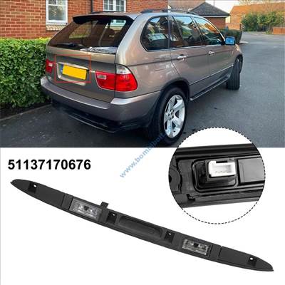 BMW X5 E53 csomagtér nyitó fogantyú, kapcsolóval, rendszámvilágítással, 51137170676