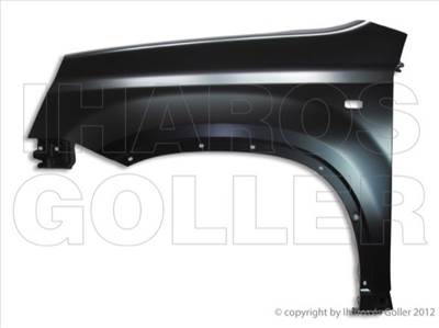 Nissan X-Trail 2011-2014 - Első sárvédő bal, oldalvillogós