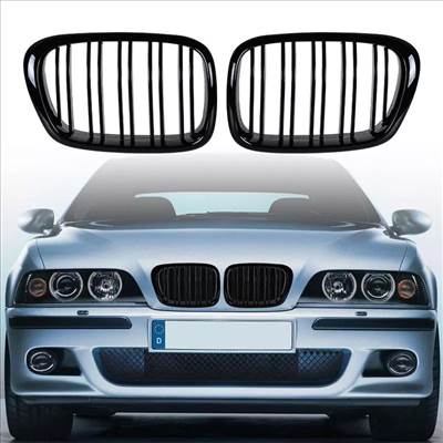 BMW E39 fényes fekete hűtőrács / vese 1995-2004