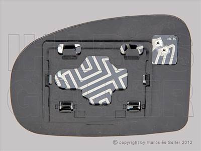 Toyota IQ 2009-2015 - Tükörlap cserélhető jobb, domb., fűthető