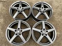 4db Dezent 17" Skoda - Seat - VW alufelni. (3504)