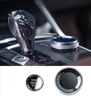 BMW kristály LED váltókar, váltógomb szett G20 G21 G22 G23 G26 G14 G15 G16 G01 G08 G02 G05 G06 G07 G29 i4