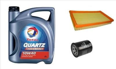 Suzuki Wagon R olajcsere szett 1.3 M13A motorszám, levegőszűrő, olajszűrő, Total Quartz 7000 10w40 4